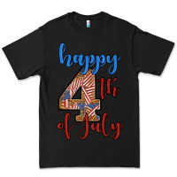 Black happy 4th of july Premium Tee - BundleAndBundleShop