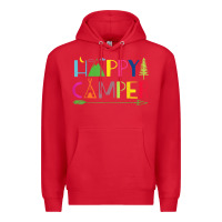 Red camping arrow camper happy summer camp camping kids 635 Premium Hoodie - baoMotion
