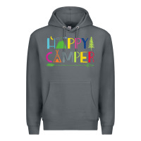 Rock camping arrow camper happy summer camp camping kids 635 Premium Hoodie - baoMotion