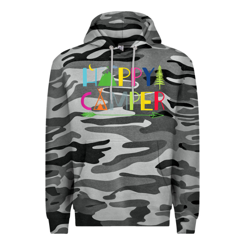 Camping Arrow Camper Happy Summer Camp Camping Kids 635 Premium Hoodie by baoMotion | Teevron