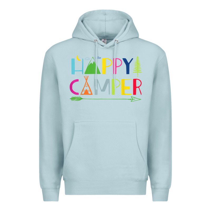 Camping Arrow Camper Happy Summer Camp Camping Kids 635 Premium Hoodie by baoMotion | Teevron