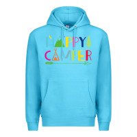 Ocean Blue camping arrow camper happy summer camp camping kids 635 Premium Hoodie - baoMotion
