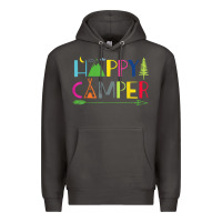 Smoke camping arrow camper happy summer camp camping kids 635 Premium Hoodie - baoMotion
