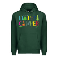 Sports Green camping arrow camper happy summer camp camping kids 635 Premium Hoodie - baoMotion