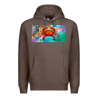 Coffee crab license plate Premium Hoodie - BarkalooDesign