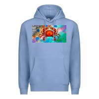 Colony Blue crab license plate Premium Hoodie - BarkalooDesign