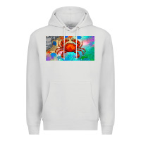 Dove Grey crab license plate Premium Hoodie - BarkalooDesign