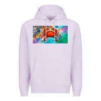 Lilac crab license plate Premium Hoodie - BarkalooDesign