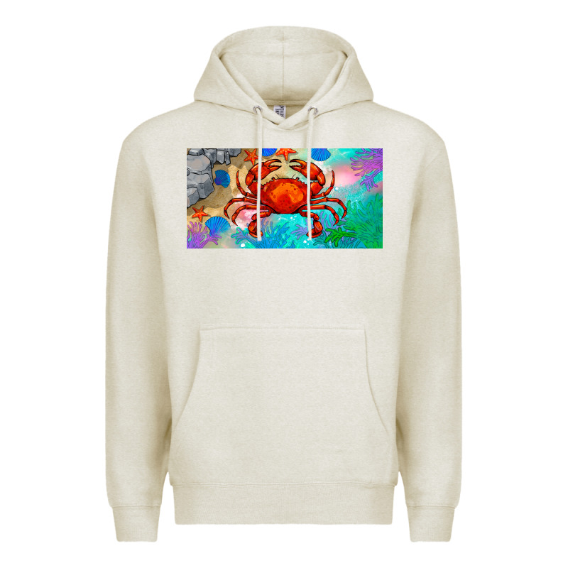 Crab License Plate Premium Hoodie by BarkalooDesign | Teevron