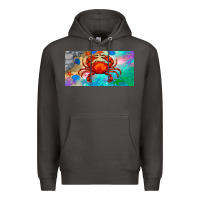 Smoke crab license plate Premium Hoodie - BarkalooDesign