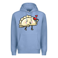 Colony Blue pierogi lovers t  shirt pierogi kawaii emoticon polish food dyngus day Premium Hoodie - baoMotion