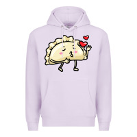Lilac pierogi lovers t  shirt pierogi kawaii emoticon polish food dyngus day Premium Hoodie - baoMotion