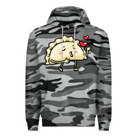 Slate Camo pierogi lovers t  shirt pierogi kawaii emoticon polish food dyngus day Premium Hoodie - baoMotion