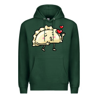 Sports Green pierogi lovers t  shirt pierogi kawaii emoticon polish food dyngus day Premium Hoodie - baoMotion