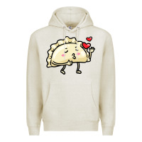 Oatmeal Heather pierogi lovers t  shirt pierogi kawaii emoticon polish food dyngus day Premium Hoodie - baoMotion