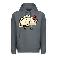 Rock pierogi lovers t  shirt pierogi kawaii emoticon polish food dyngus day Premium Hoodie - baoMotion