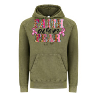 Vintage Olive faıth over fear Vintage Hoodie - BarkalooDesign