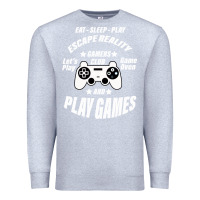 Heather Grey Escape Reality Premium Sweatshirt - Bettercallsaul