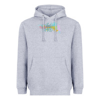 Heather Grey artist shot Heavyweight Hoodie - chombo