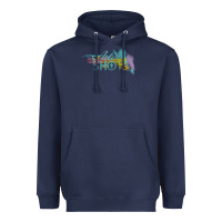 Navy artist shot Heavyweight Hoodie - chombo