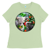 Matcha christmas southdown baby sheeps Ladies Tee - LillyAllenDesigns