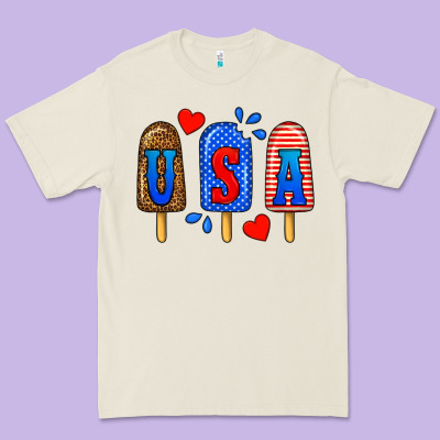 Usa Popsicles Premium Tee Designed By Bundleandbundleshop