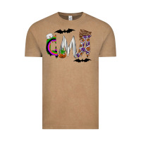 Vintage Coffee cma Vintage Tee - CowhideDigitalArt