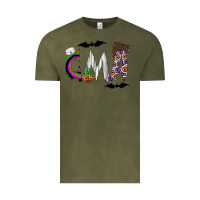 Vintage Olive cma Vintage Tee - CowhideDigitalArt