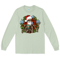 Matcha Santa skeleton christmas Long Sleeve Tee - Artiststas