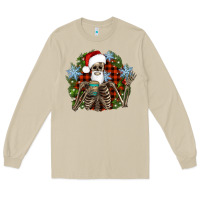 Mushroom Santa skeleton christmas Long Sleeve Tee - Artiststas