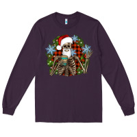 Plum Santa skeleton christmas Long Sleeve Tee - Artiststas