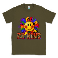 Army Green Be kind pride Classic Tee - FaDigitalArtStudio