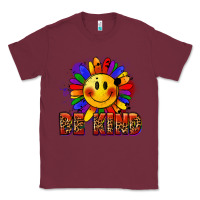 Burgundy Be kind pride Classic Tee - FaDigitalArtStudio