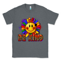 Charcoal Heather Be kind pride Classic Tee - FaDigitalArtStudio