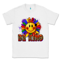 White Be kind pride Classic Tee - FaDigitalArtStudio