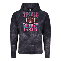 Cloud Black tackle breast cancer Vintage Hoodie - BarkalooDesign
