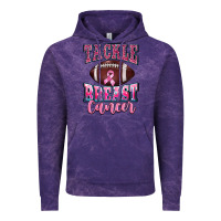 Cloud Purple tackle breast cancer Vintage Hoodie - BarkalooDesign