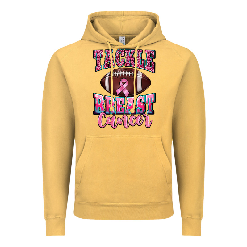 Tackle Breast Cancer Vintage Hoodie by BarkalooDesign | Teevron
