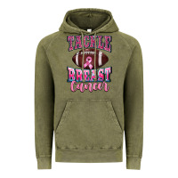 Vintage Olive tackle breast cancer Vintage Hoodie - BarkalooDesign