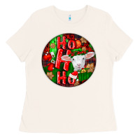 Bone ho ho ho merino wool baby sheep Ladies Tee - LillyAllenDesigns