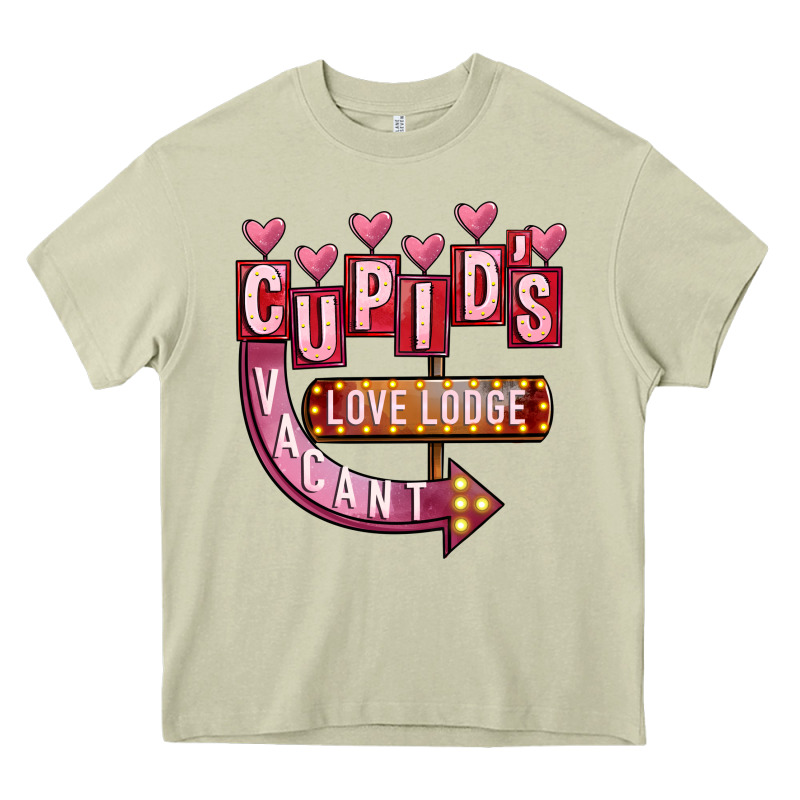 Valentines Day Cupid's Love Lodge Heavy Core Tee by FaDigitalArtStudio | Teevron