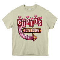 Mossy Valentines Day Cupid's Love Lodge Heavy Core Tee - FaDigitalArtStudio