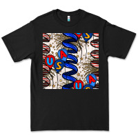 Black usa balloons seamless pattern Premium Tee - BundleAndBundleShop