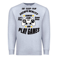 Heather Grey Escape Reality Premium Sweatshirt - Bettercallsaul