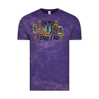 Cloud Purple oh my gourd i love fall Vintage Tee - CowhideDigitalArt