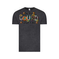 Vintage Black oh my gourd i love fall Vintage Tee - CowhideDigitalArt