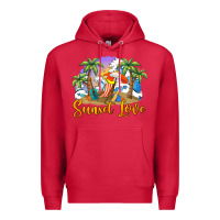 Cardinal sunset love Premium Hoodie - BarkalooDesign