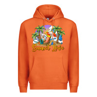 Carrot sunset love Premium Hoodie - BarkalooDesign