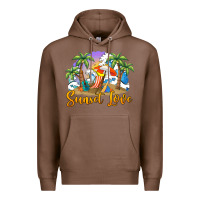 Chestnut sunset love Premium Hoodie - BarkalooDesign