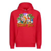 Red sunset love Premium Hoodie - BarkalooDesign